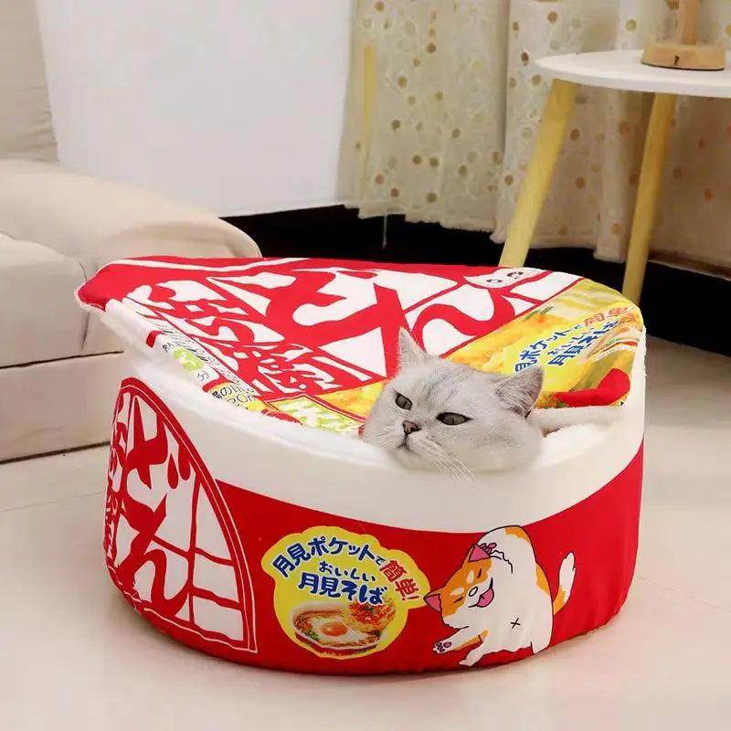 Instant Noodle Cup Pet Bed – Cozy Nest for Dogs & Cats - My Store