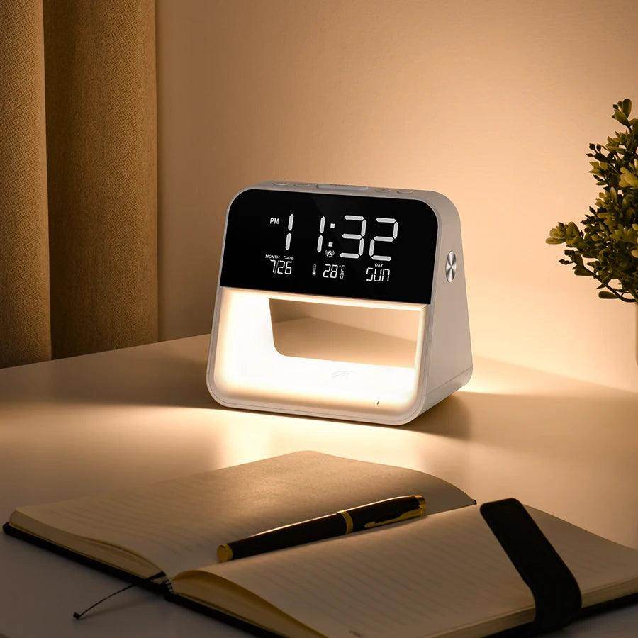 Bedroom Bedside Lamp Clock - My Store