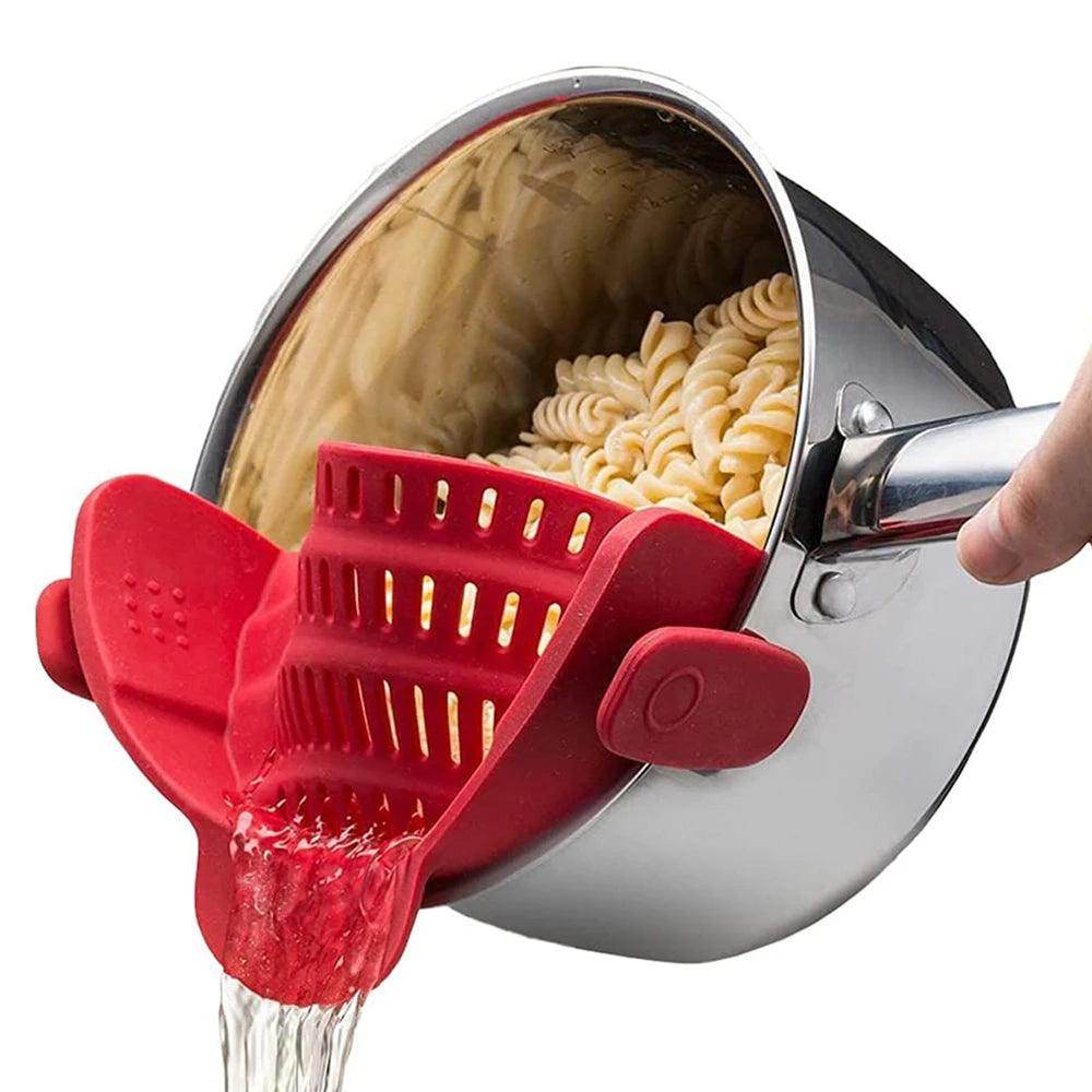 Silicone Clip-On Kitchen Strainer - My Store