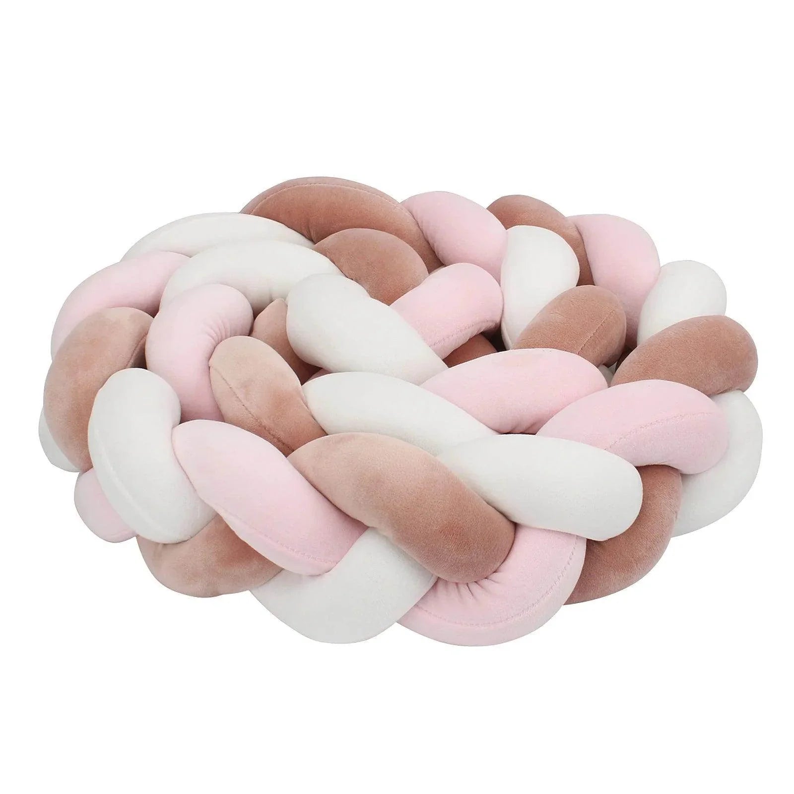 Baby Bumper Bed Braid Knot Pillow - My Store