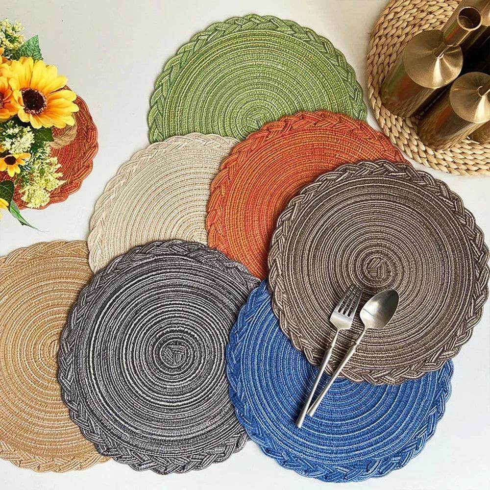Round Woven Ramie Placemat - My Store