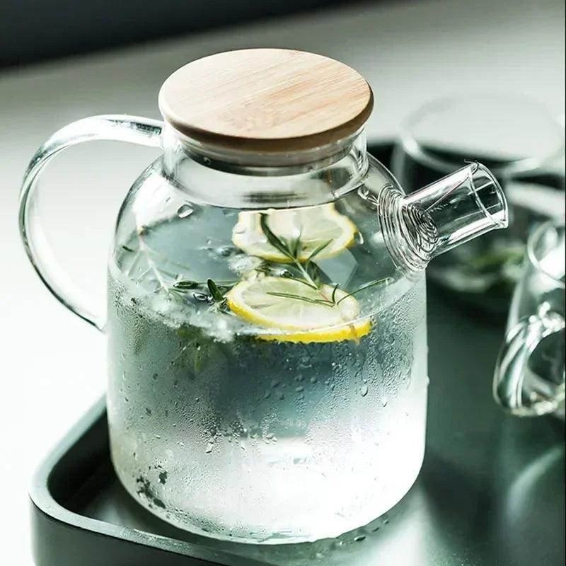 1.8L Transparent Borosilicate Glass Teapot - My Store