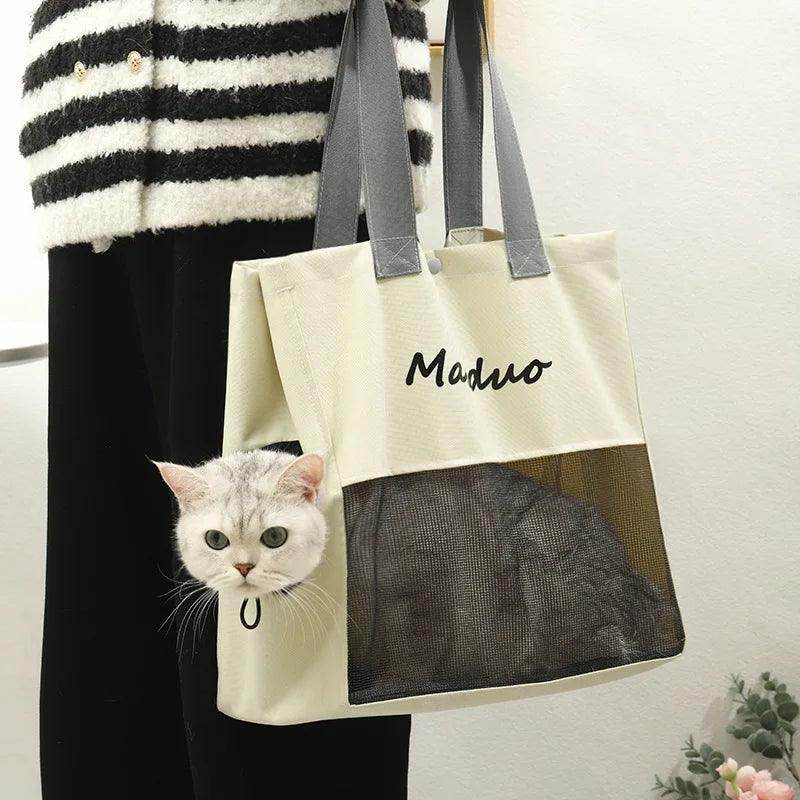 Portable Canvas Pet Carrier Bag - My Store