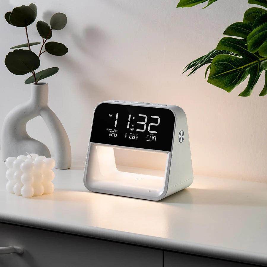 Bedroom Bedside Lamp Clock - My Store