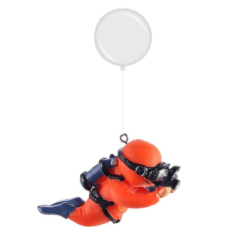 Mini Diver Glow Aquarium Decor with Floating Ball - My Store