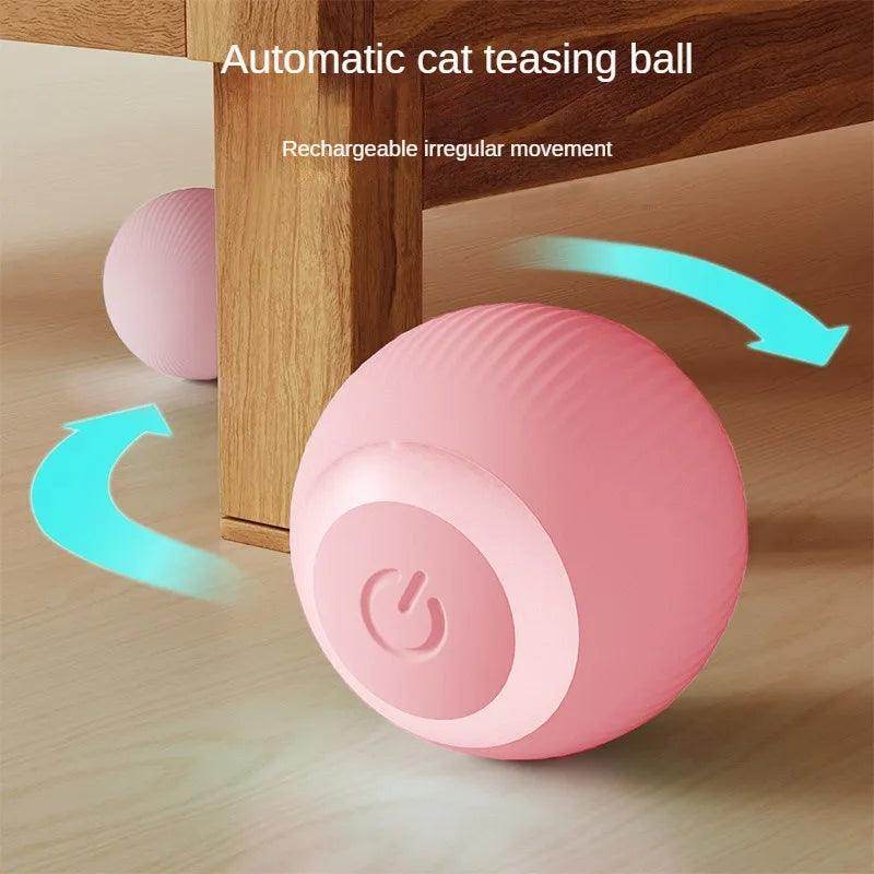 Automatic Moving Cat Toy – Rechargeable Rolling Ball - My Store