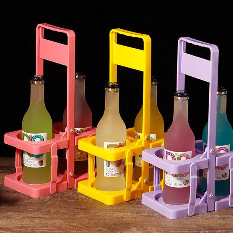 Folding Plastic Wine Rack & Beverage Carrier - My Store