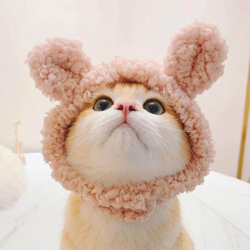Plush Bear Cat & Dog Hat - My Store