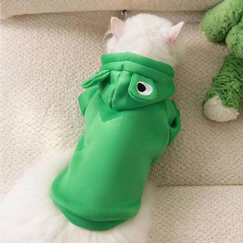 Frog Shaped Cat & Dog Hoodie - My Store