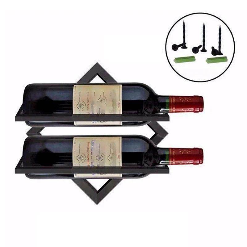 Wall-Mounted Upside Down Wine Rack - My Store