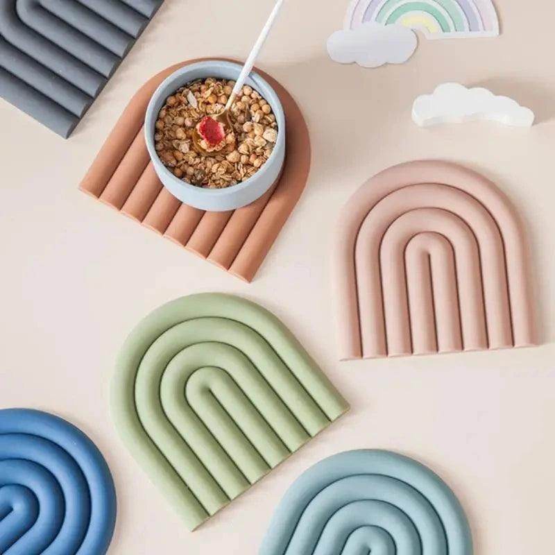 Rainbow Silicone Heat-Resistant Placemat - My Store