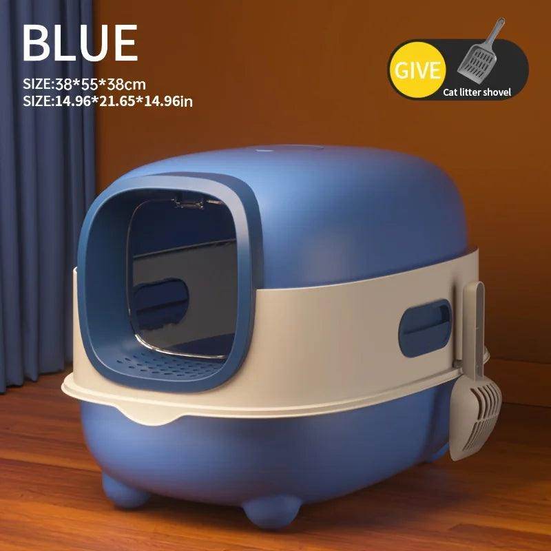 Closed Cat Litter Box, Foldable Design - My Store