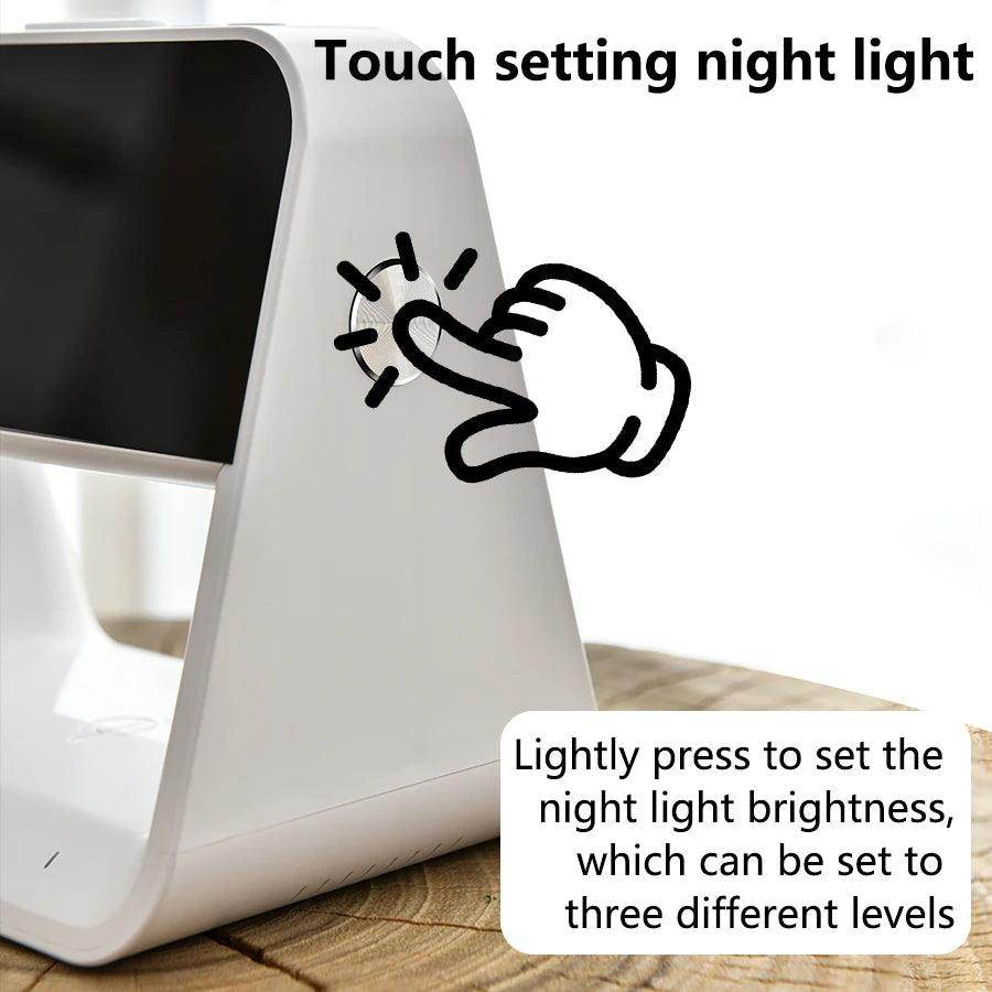 Bedroom Bedside Lamp Clock - My Store