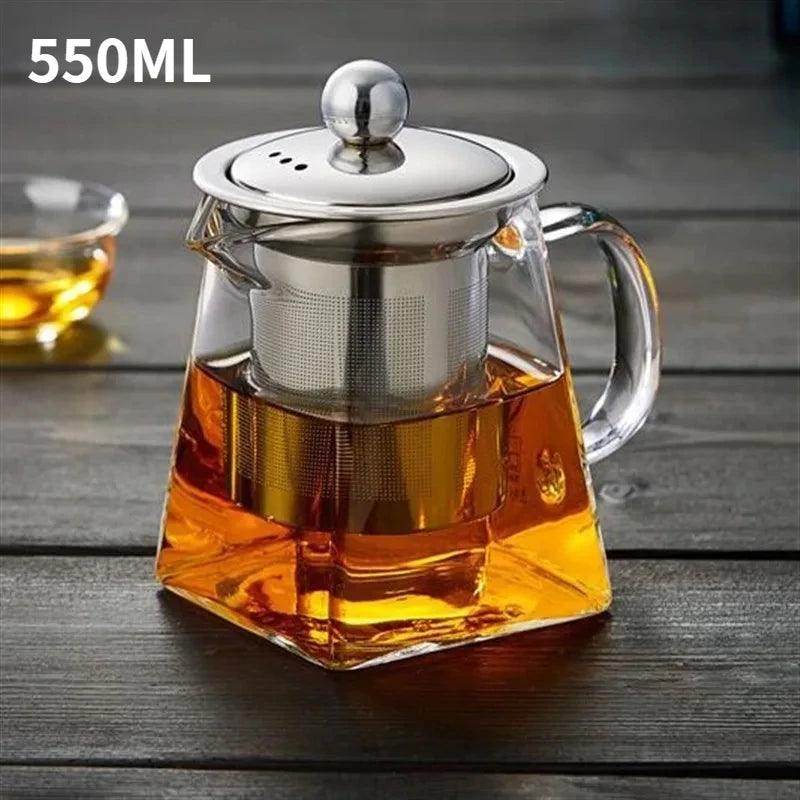 Glass Teapot with Infuser Tea Set - My Store