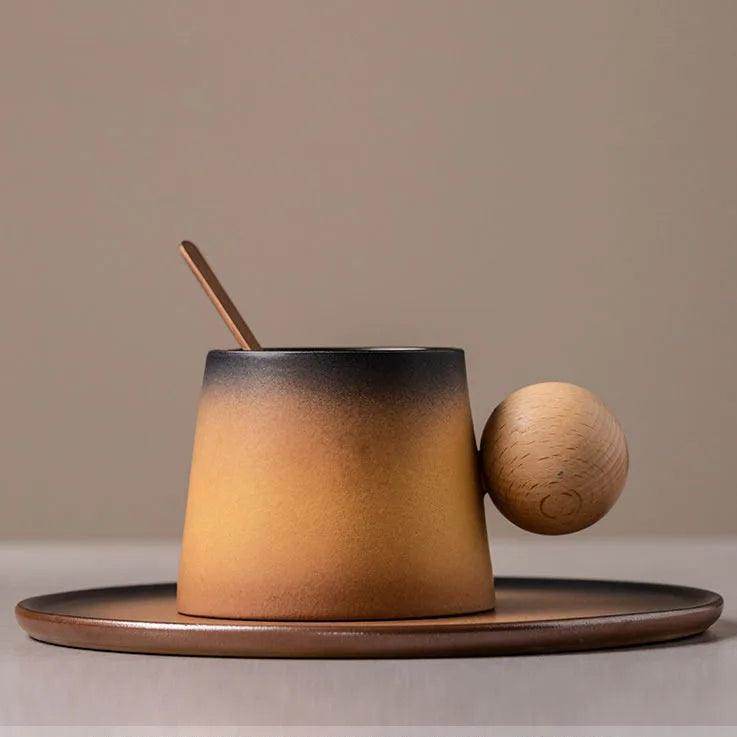 Light Luxury Ceramic Coffee Cup and Saucer Set - My Store