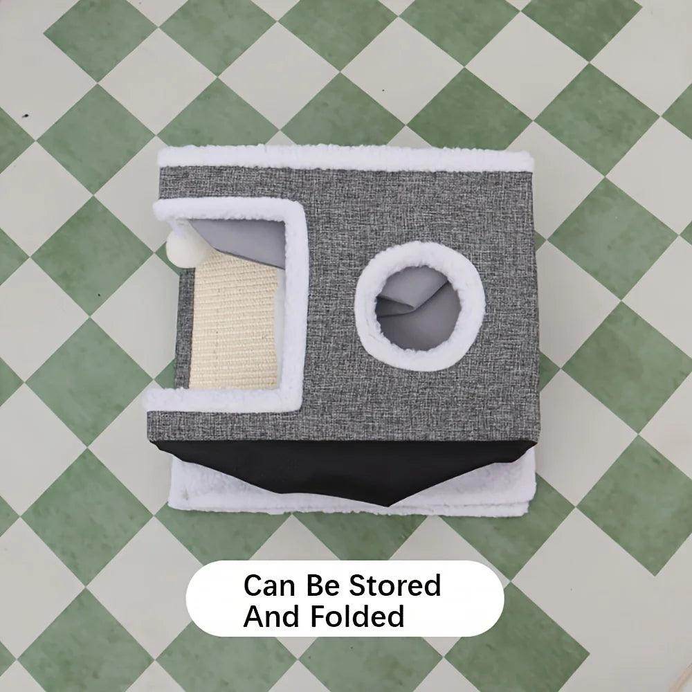 Luxury Double-Layered Cat Bed - My Store