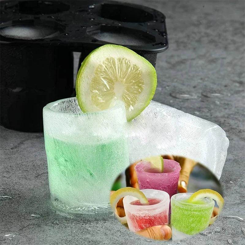4-Cup Silicone Ice Cube Mold Tray - My Store