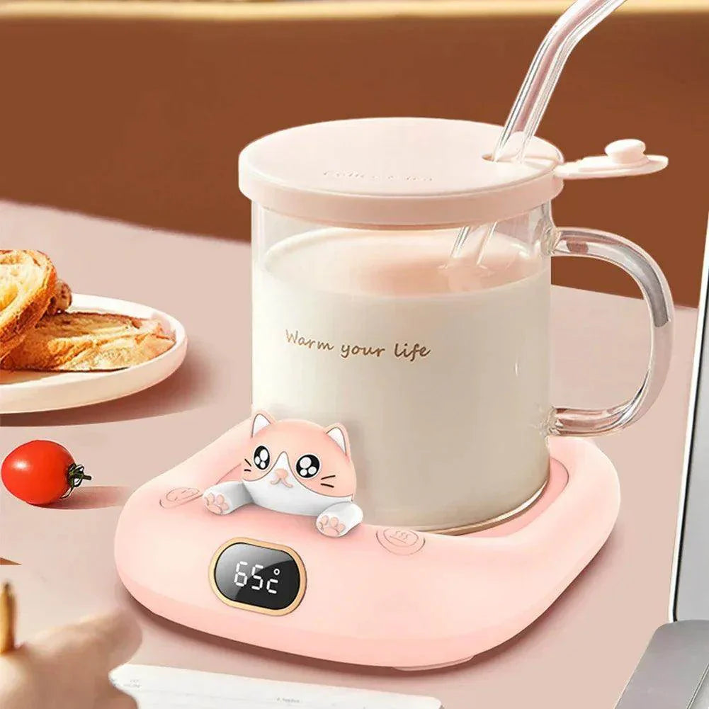 Mini Cat-Shaped Smart Cup Warmer - My Store