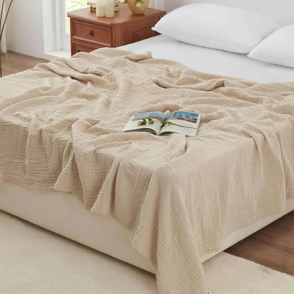 6-Layer Cotton Muslin King Blanket - My Store