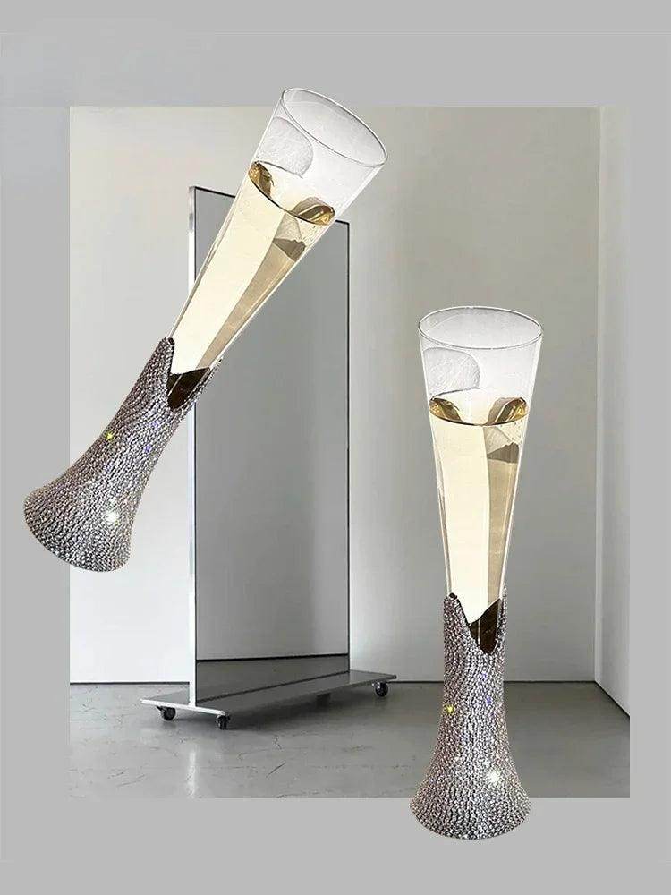 Diamond Crystal Champagne Glass - My Store