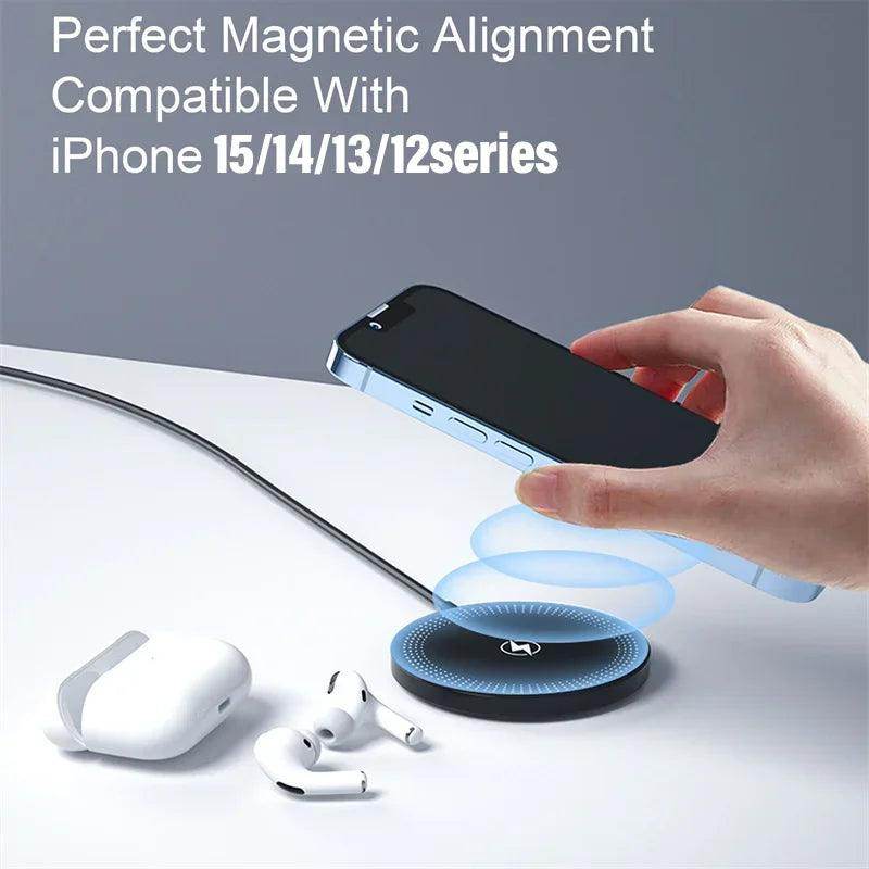 30W Magnetic Wireless Charger Pad – Fast Charging Stand - My Store