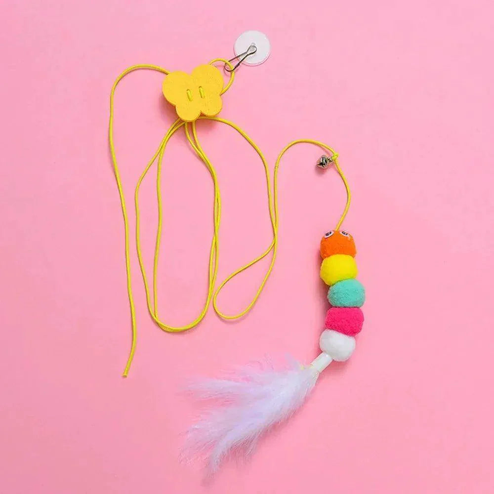 Feather Ball Caterpillar Cat Toy - My Store