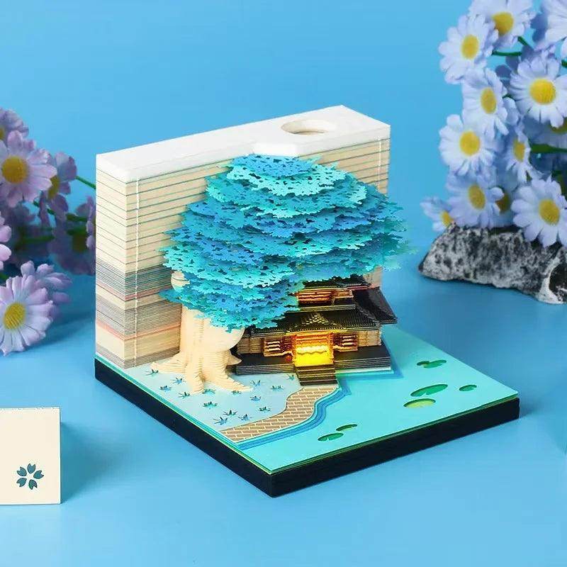 Mystical 3D Desk Calendar Pop-Up Castle - My Store