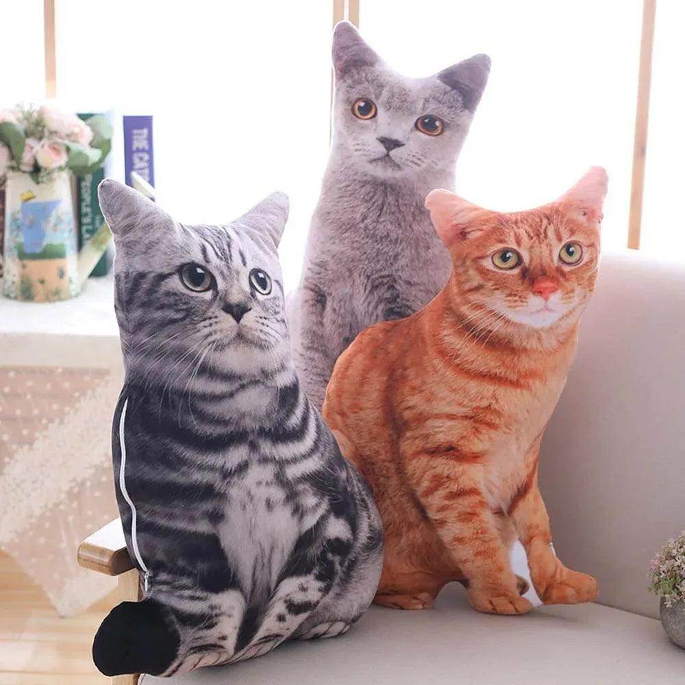 3D Cat Figure Pillow - My Store