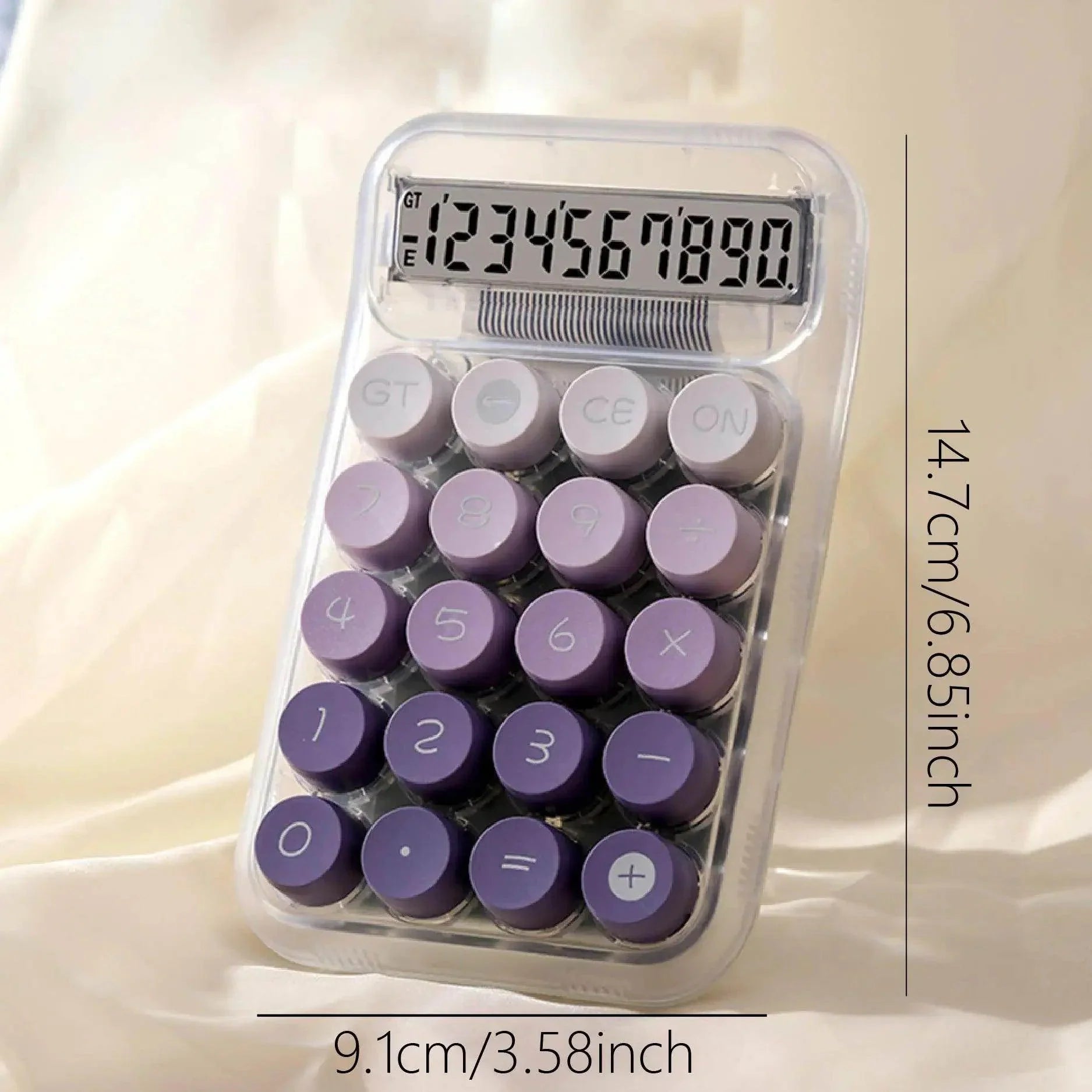 Transparent Gradient Large Button Calculator - My Store