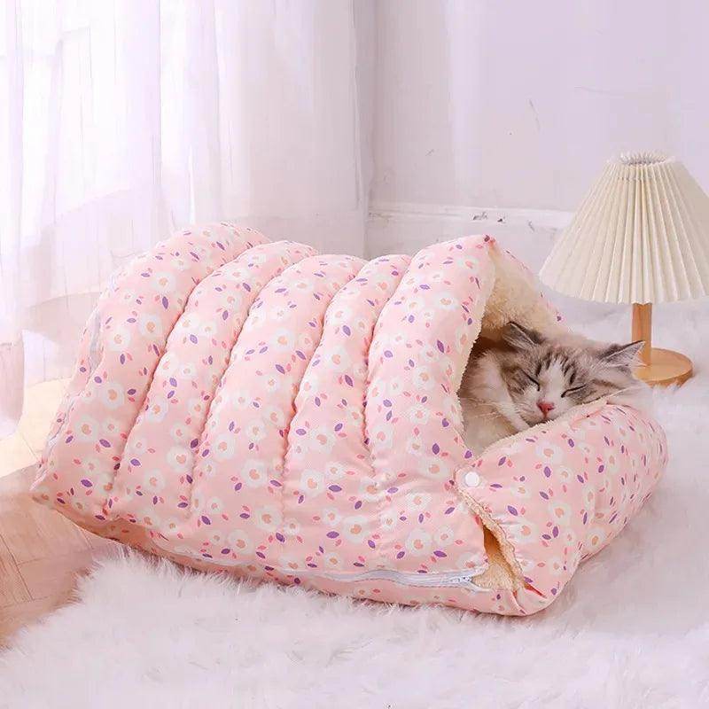 Warm Winter Pet Bed for Cats and Puppies - My Store