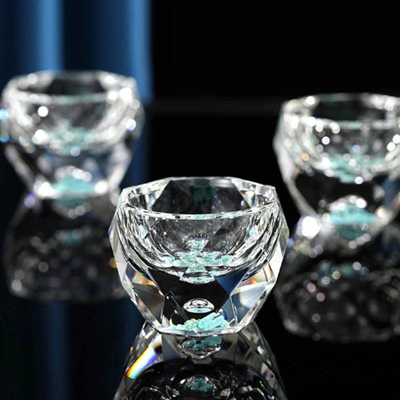 Diamond Cutting Crystal Liquor Glass - My Store