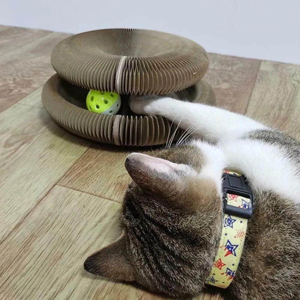 Interactive Cat Scratching Cardboard Toy - My Store
