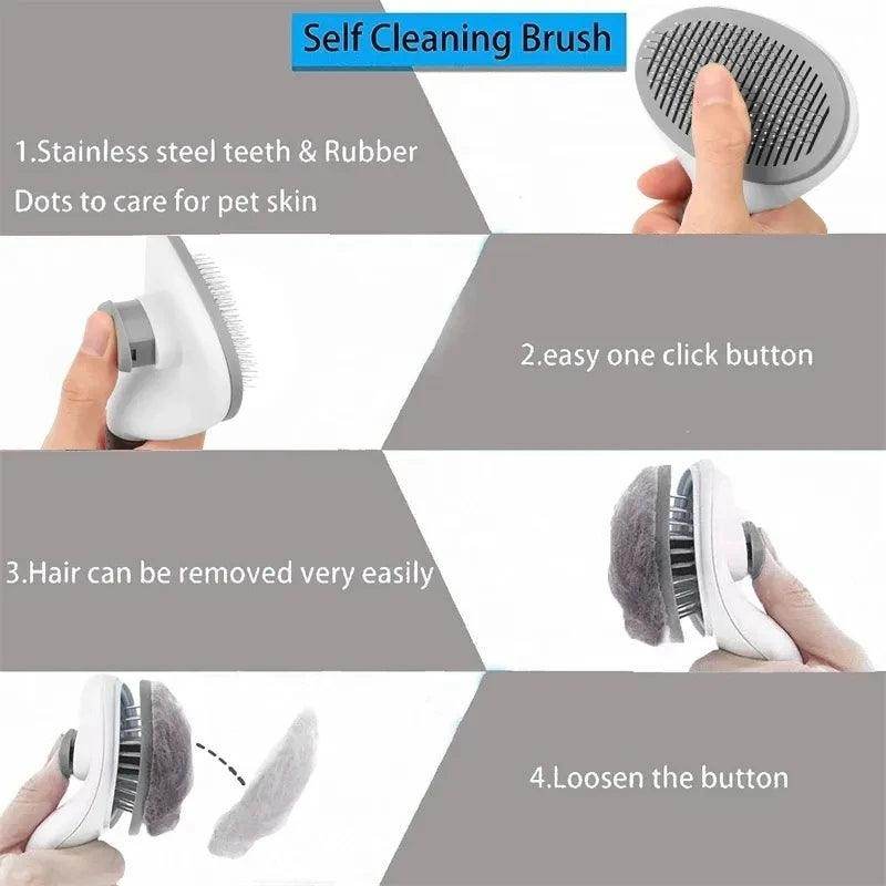 Self-cleaning Pet Hair Removal Comb - My Store