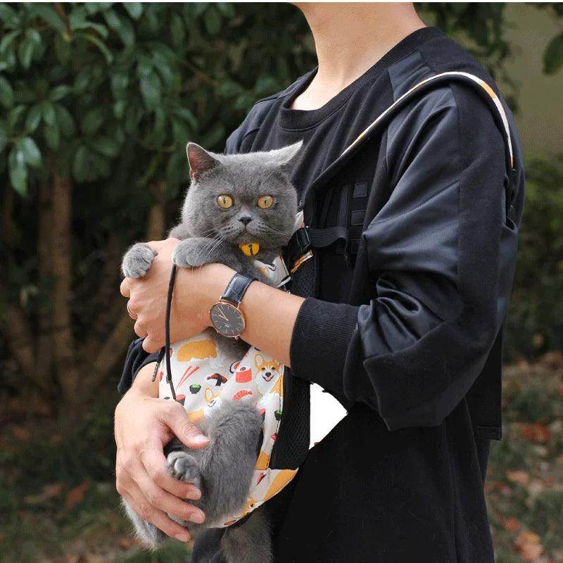 Adjustable Double-Shoulder Pet Carrier Backpack - My Store