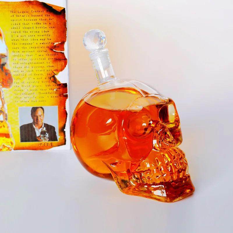 High-End Creative Skull Glass Bottle - My Store