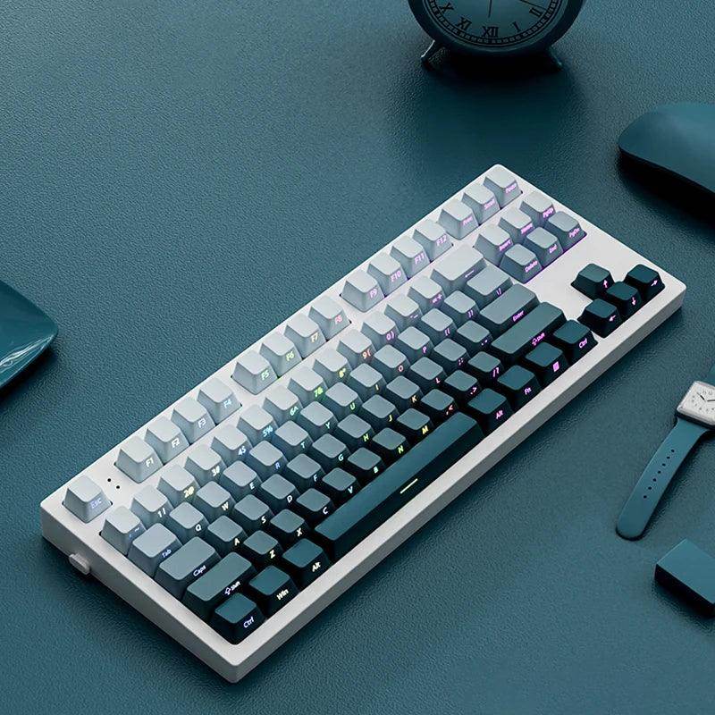 135 Keys Gradient Green Shine Through Keycaps - My Store