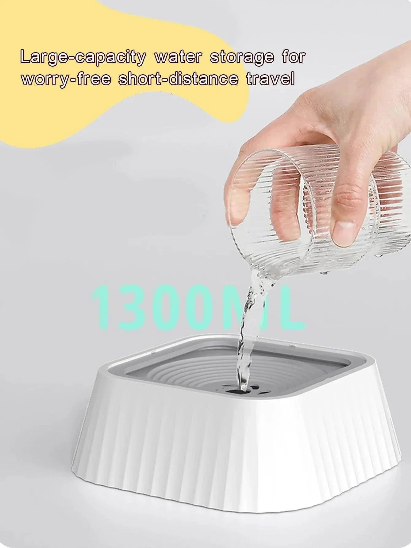 Pet Water Fountain with Floating Plates - My Store