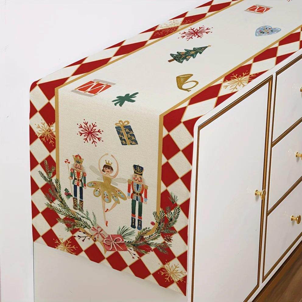 Christmas Nutcracker Linen Table Runners - My Store