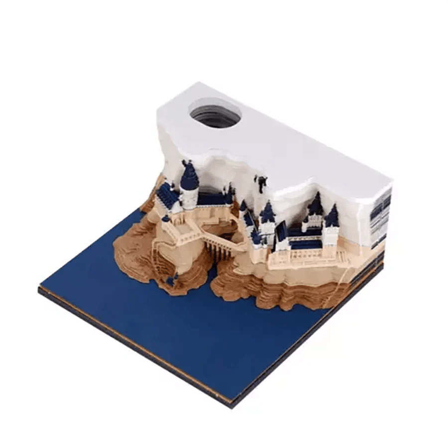 Mystical 3D Desk Calendar Pop-Up Castle - My Store