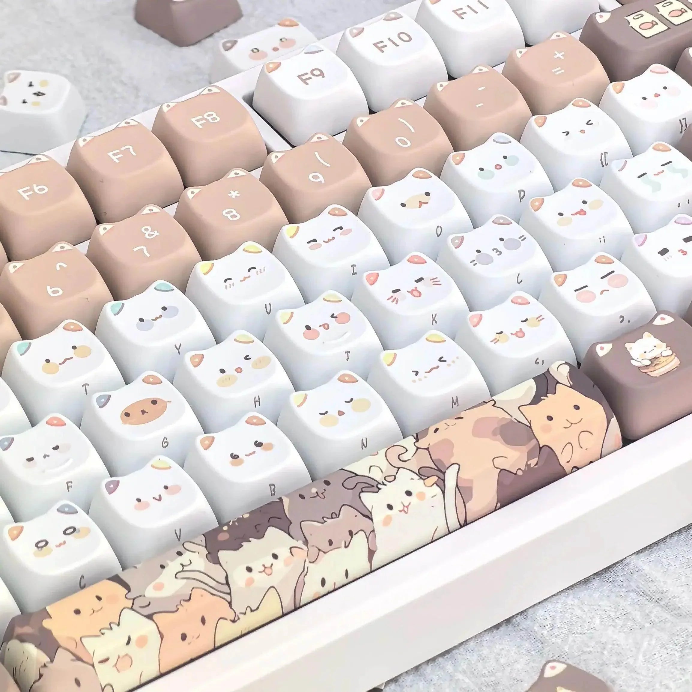 Cute Meow Keycaps - My Store
