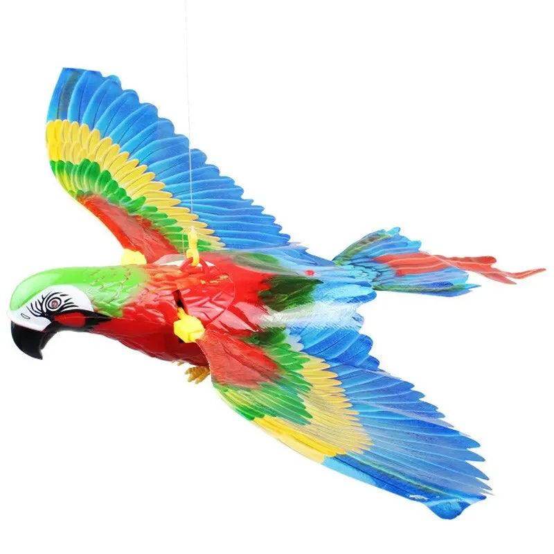 Electric Parrot Hanging Wire Circling Bird & Cat Toy - My Store