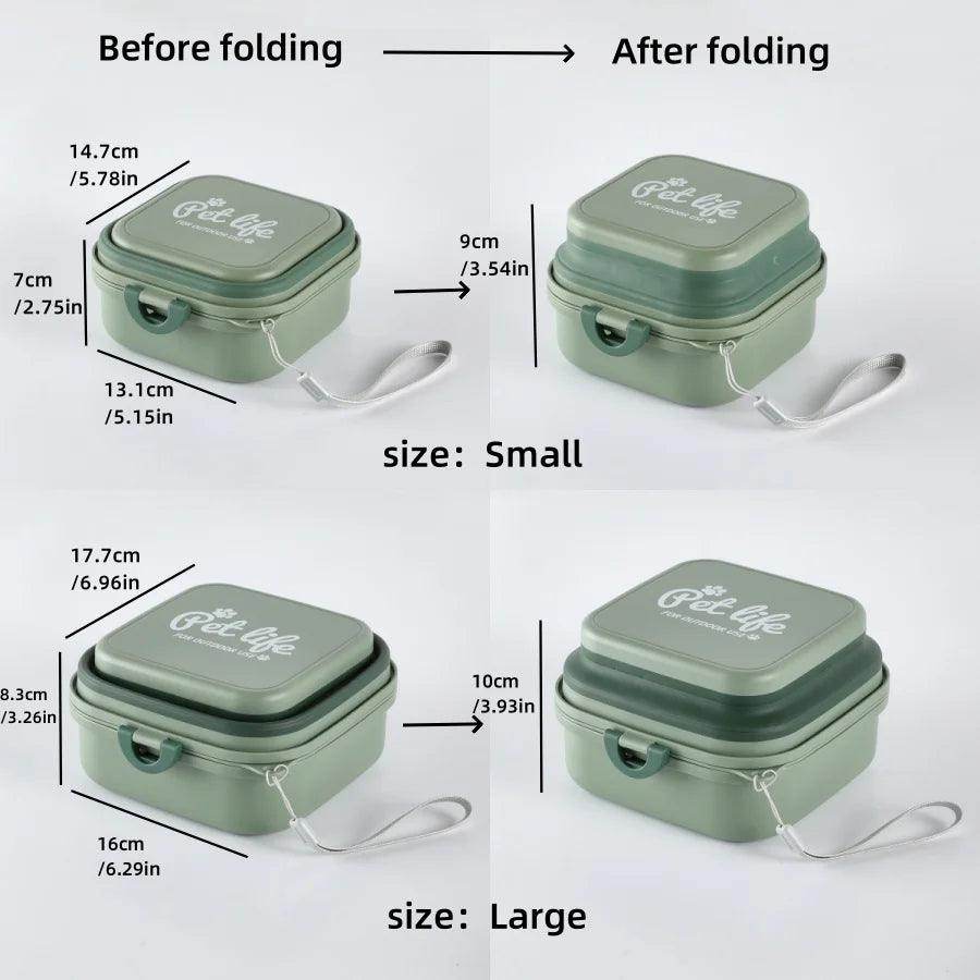 Thickened Folding Pet Bowls - My Store