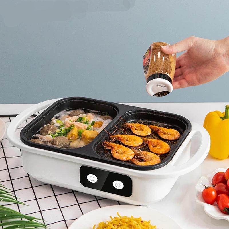 2-in-1 Non-Stick Shabu Grill & Hot Pot - My Store
