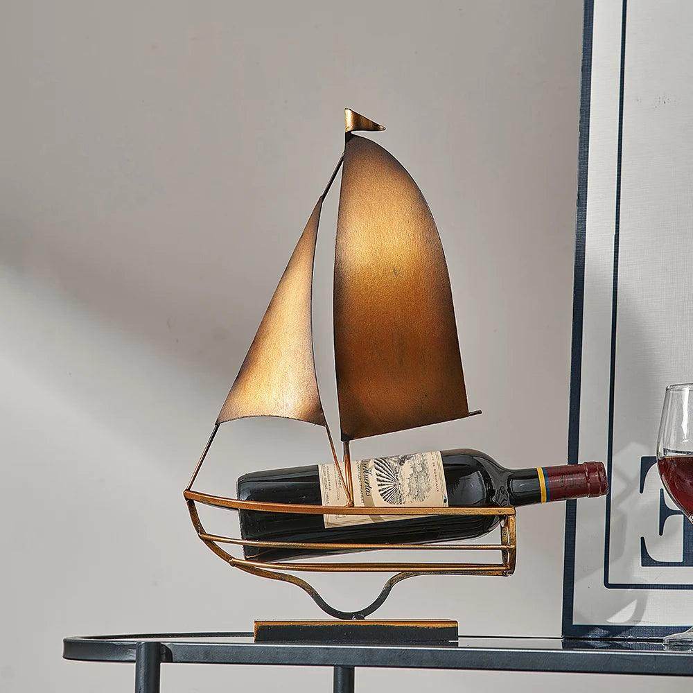 Retro Smooth Sailing Wine Rack - My Store