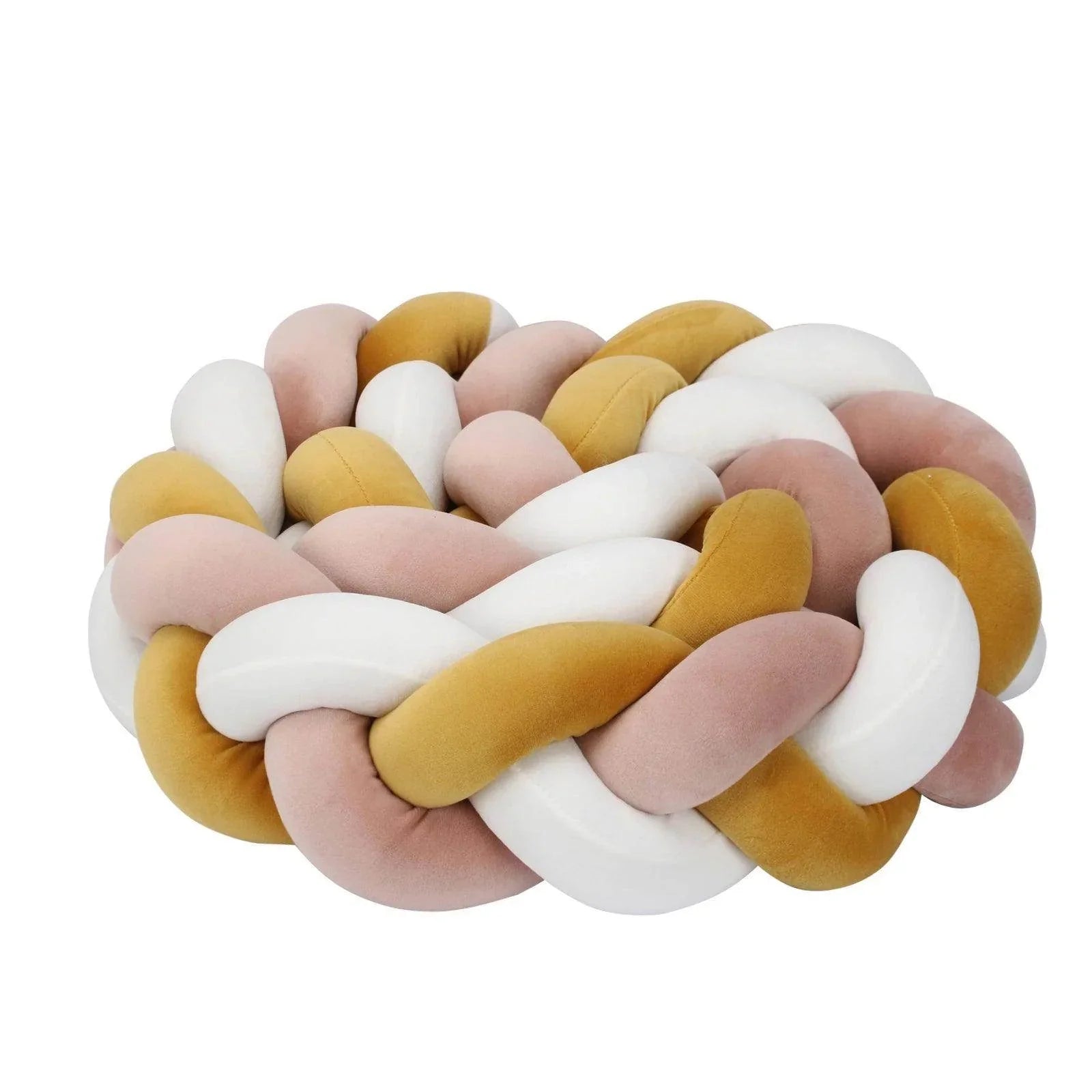 Baby Bumper Bed Braid Knot Pillow - My Store