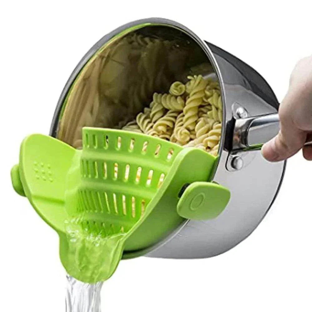 Silicone Clip-On Kitchen Strainer - My Store