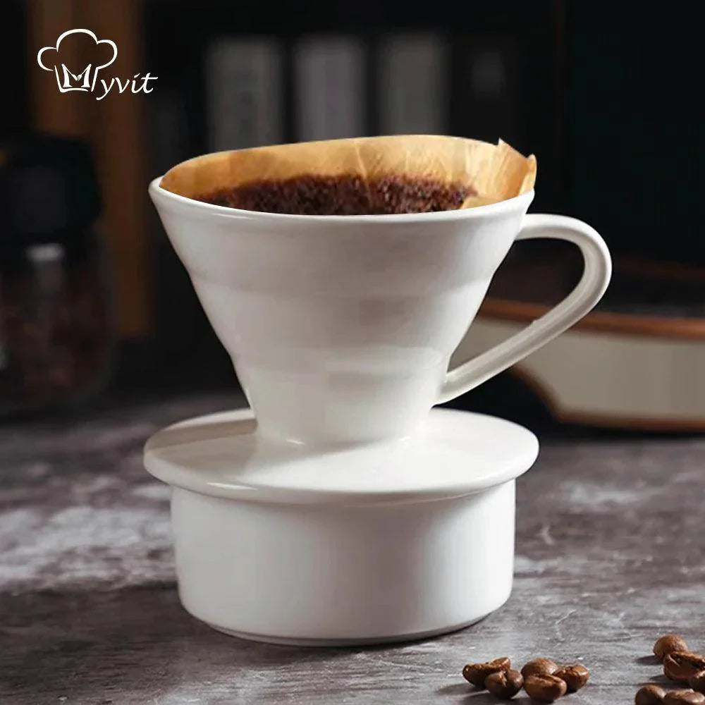 Ceramic Coffee Dripper - V Shape Pour Over Coffee Maker - My Store