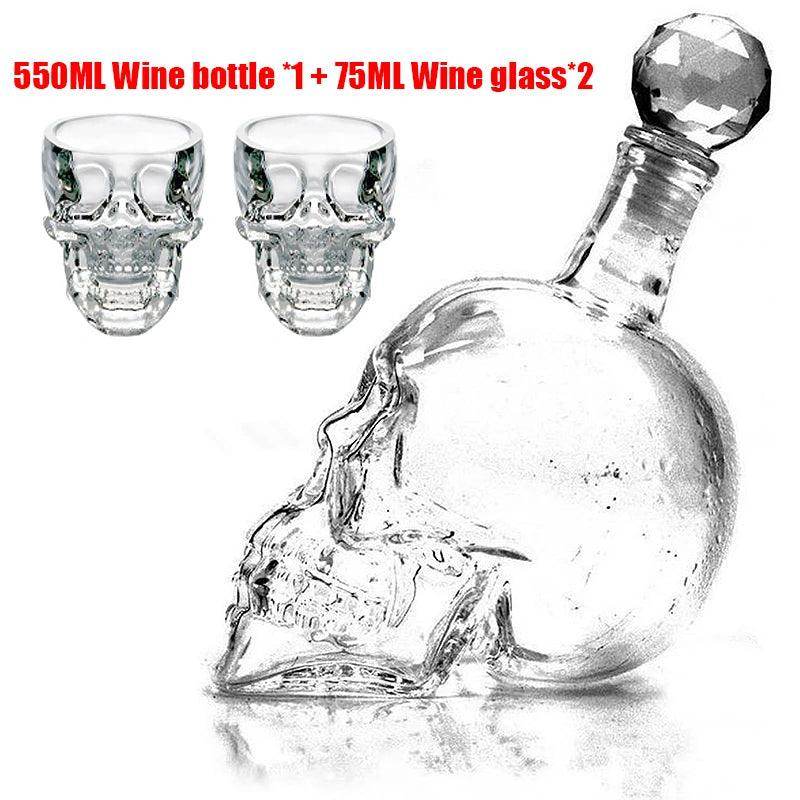 High-End Creative Skull Glass Bottle - My Store