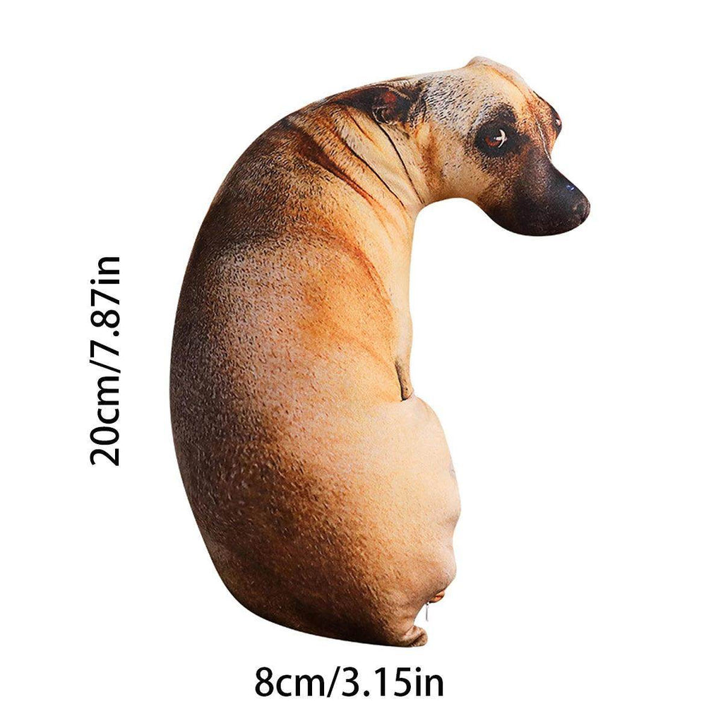 3D Lifelike Dog Print Throw Pillow – Fun & Cozy Home Cushion - My Store