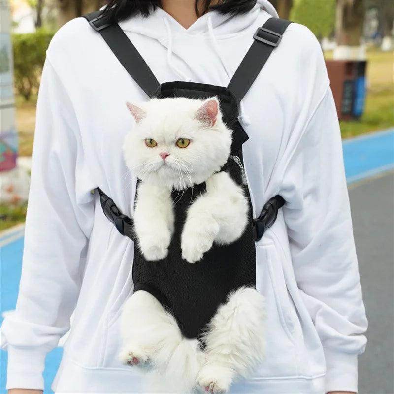 Adjustable Double-Shoulder Pet Carrier Backpack - My Store